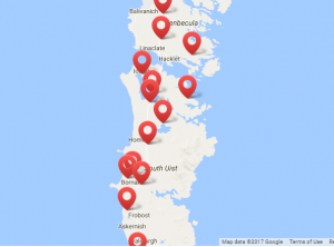 South Uist Angling Club Boat Locations